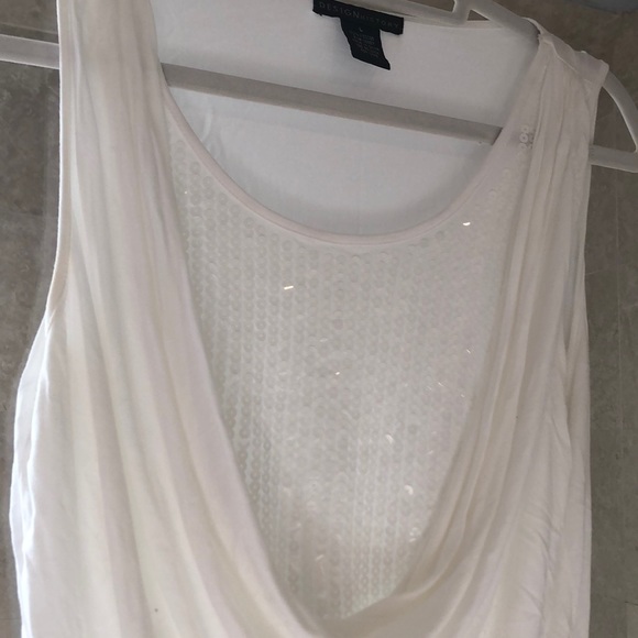White sequin insert top - Picture 2 of 2